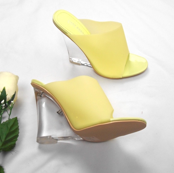 New Cape Robbin Clear Heel Wedge - Picture 4 of 8